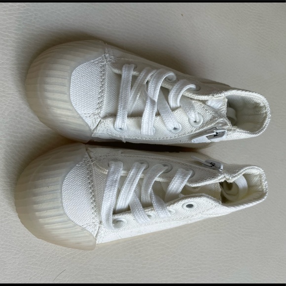 Zara Baby HighTop Sneakers Size 20/ US 4 - Picture 9 of 11
